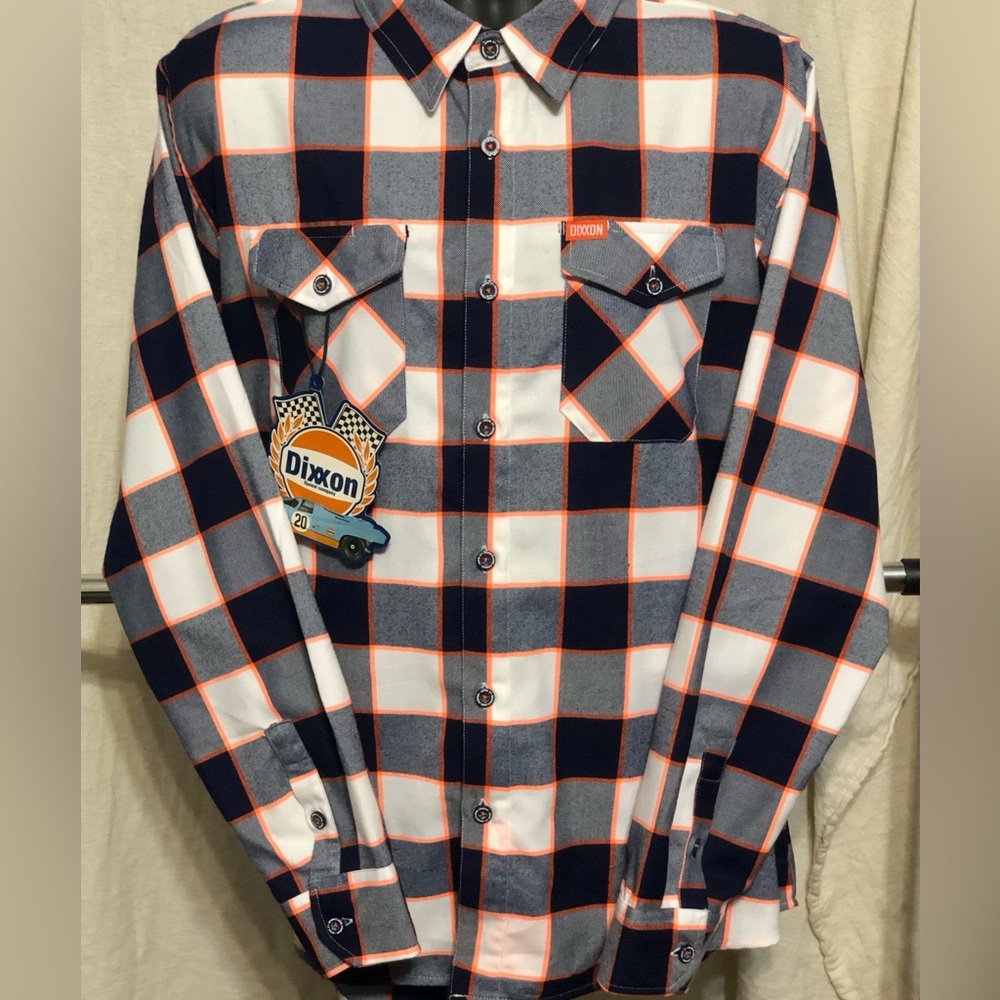 Dixxon LeMans Flannel, Mens XL, New with bag and tag.
